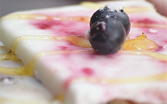 Frozen yoghurt aux fruits