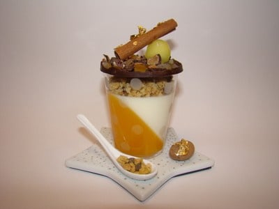 Petite verrine gourmande autour des agrumes et épices