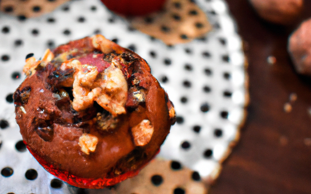 Muffins aux pépites de chocolat et noix