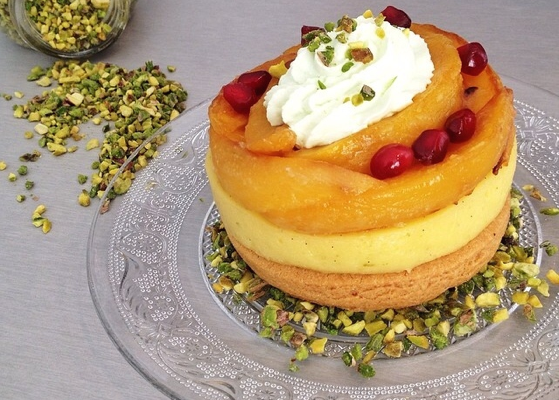 Mini entremet à la mangue