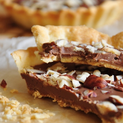 Tartelettes Nutella noisette, sans œuf