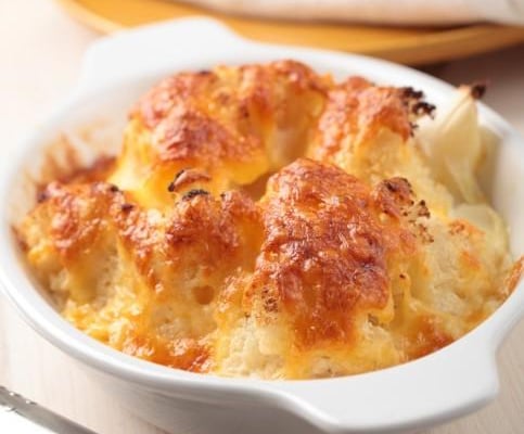 Gratin de chou-fleur au fromage à raclette