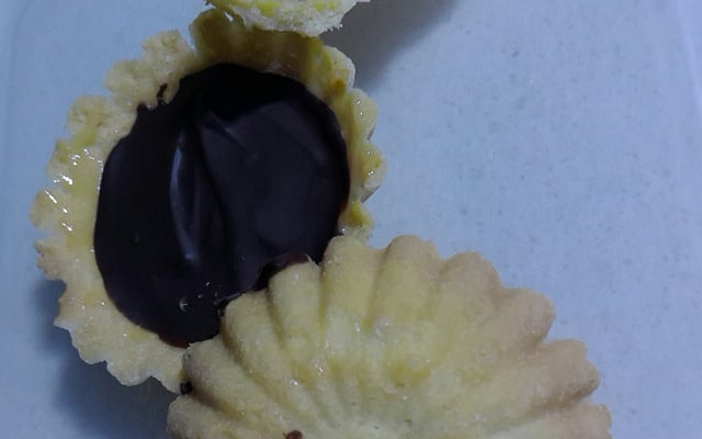 Tartelette au caramel et chocolat !