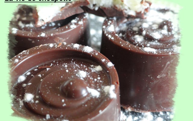 Bouchées au chocolat blanc et aux fraises