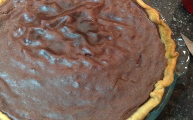 Flan pâtissier au chocolat rapide