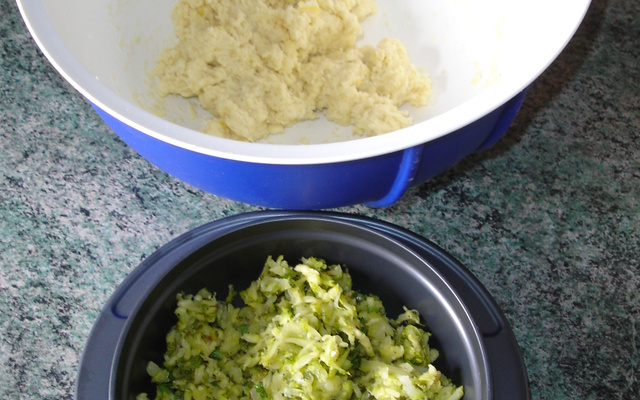 Crumble de courgettes