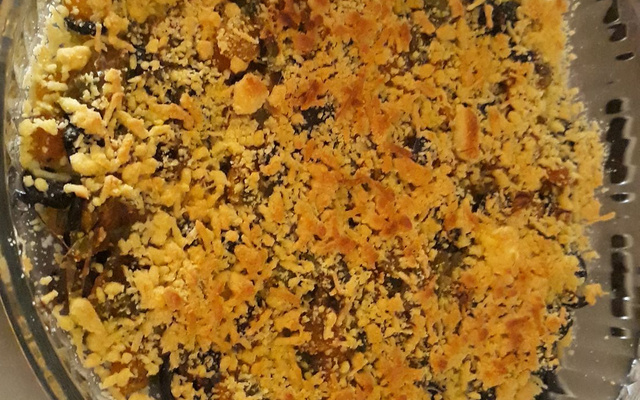 Crumble de légumes aux olives