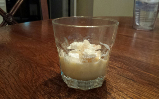 Île flottante au caramel