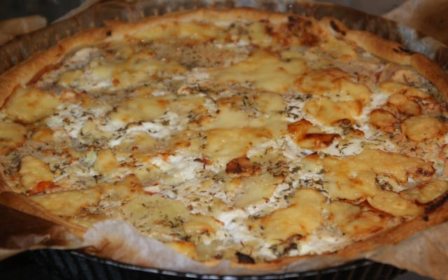 Tarte courgette et pommes de terre