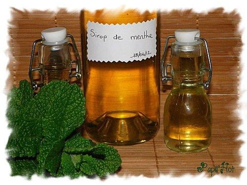 Sirop de Menthe maison