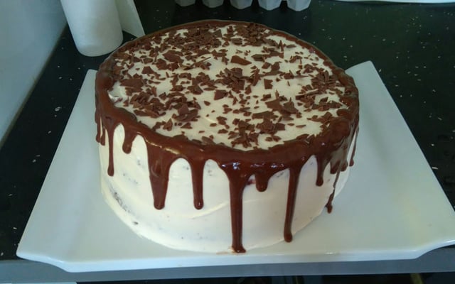 Gâteau d'anniversaire chocolat chantilly