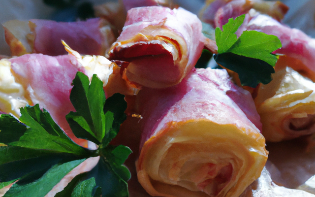 Feuilletés au jambon