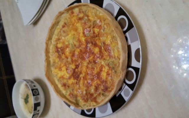 Quiche aux poireaux sans pâte