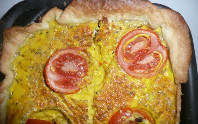 Quiche vegetarienne, à ma façon