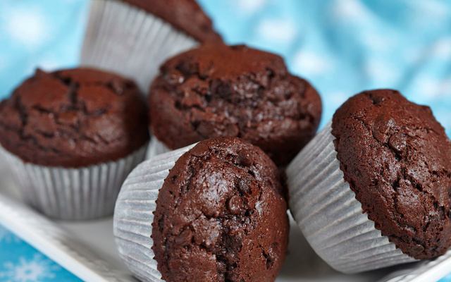 Muffins gourmands au chocolat