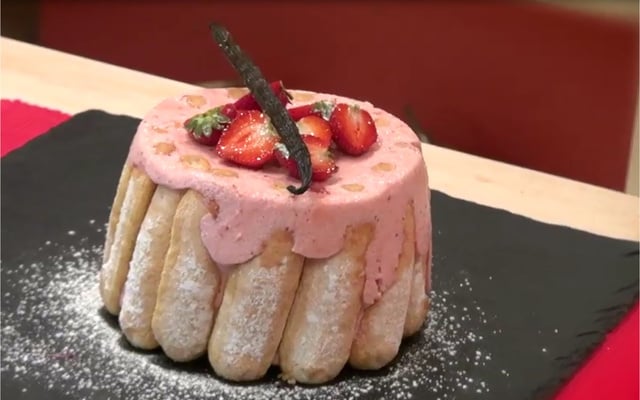 Charlotte aux fraises du Chef Damien