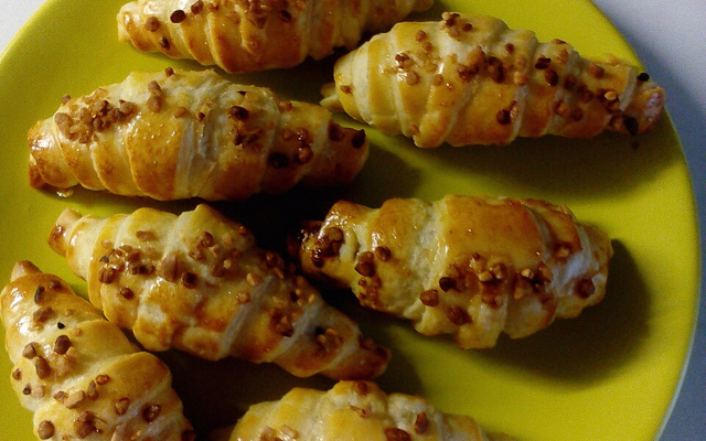 Mini croissants sucrés