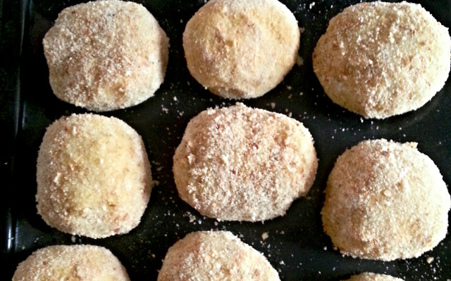 Boulettes de pommes de terre farcies à la viande