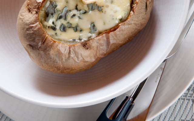 Pommes de terre au Bleu d'auvergne