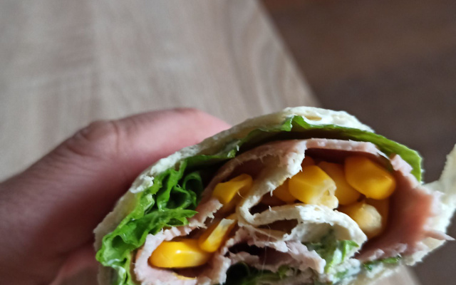 Wraps au jambon et au St Môret