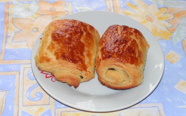 Petits pains feuilletés au chocolat