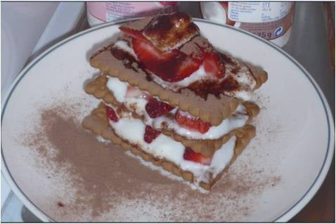 Croustillant de fraise