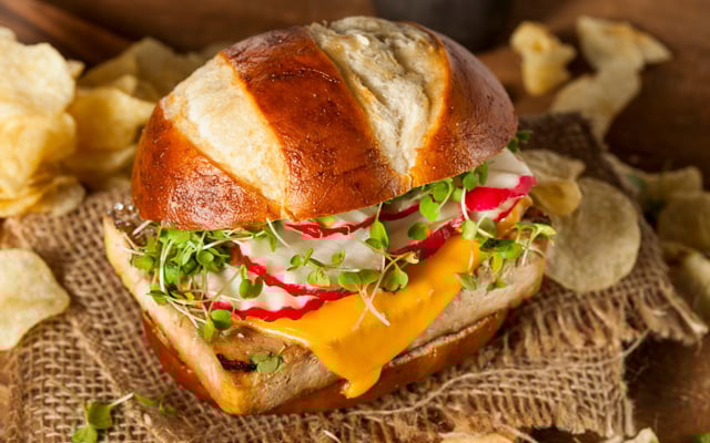 Burger veggie au tempeh