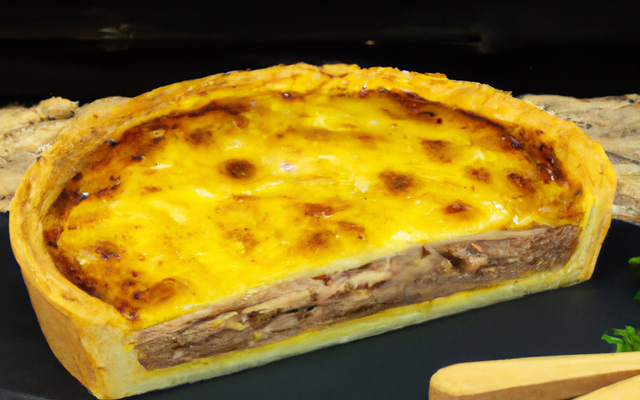 Tarte au thon et gruyère, saveur moutarde