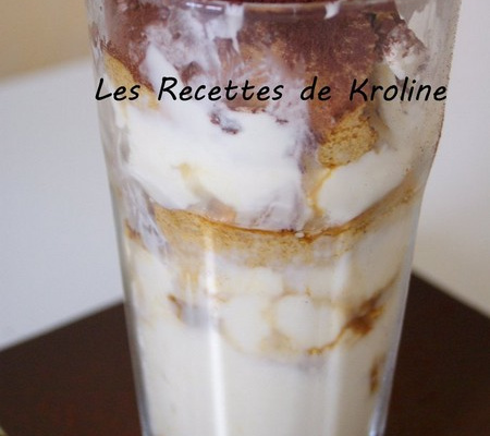 Tiramisu glacé au cacao amer