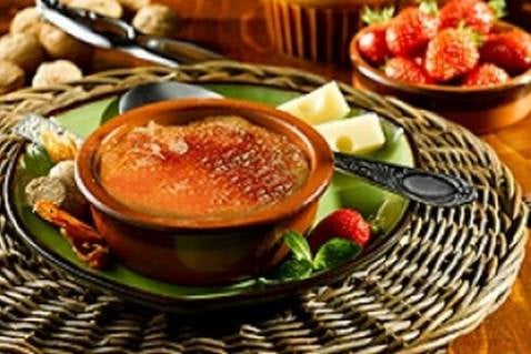 Crème brûlée à l'Emmental de Savoie