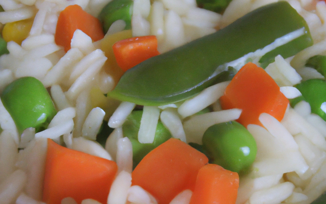 Riz aux légumes frais