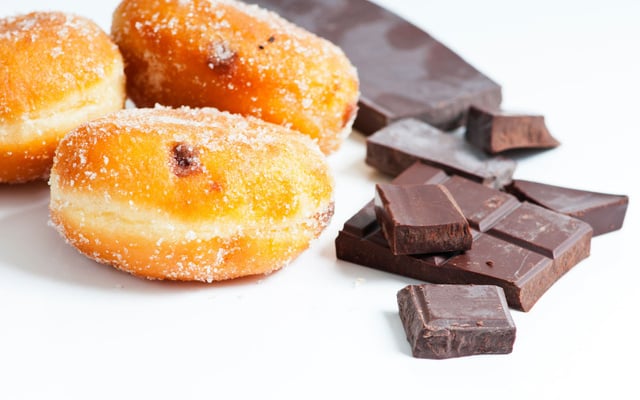 Petits beignets au chocolat