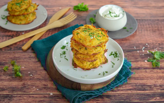 Galettes de pommes de terre au four