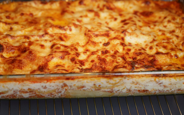 Lasagnes aux poireaux et maroilles