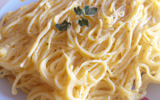 Spaghettis à la vanille