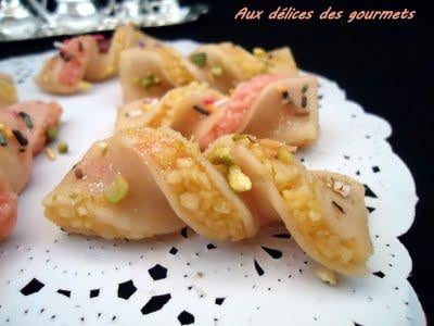 Torsades bicolores maison