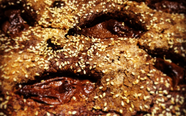 Gâteau au chocolat et au sésame