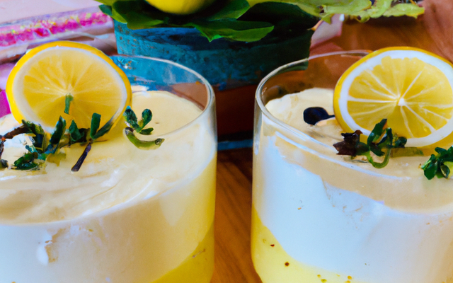 Mousse au citron et fromage frais