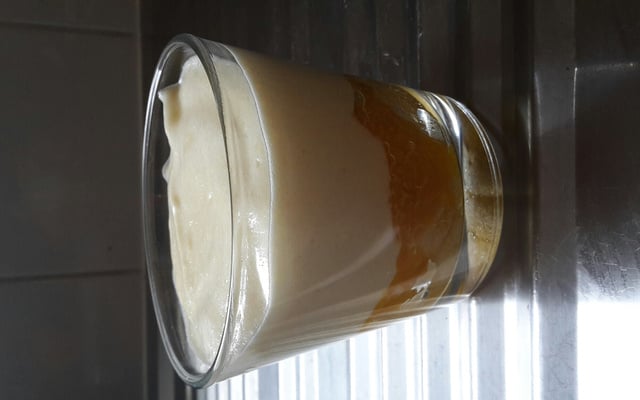 Verrines mirabelles et crème chiboust