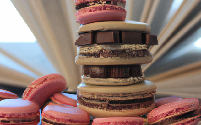 Macarons au toblerone
