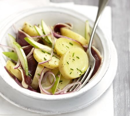 Salade de Princesse Amandine et magret aux pommes granny