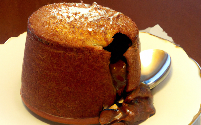 Soufflé au chocolat express