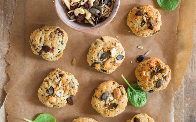 Cookies apéritifs aux graines