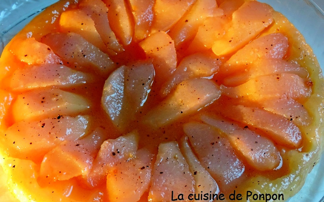 Tatin de poires au poivre de Sichuan
