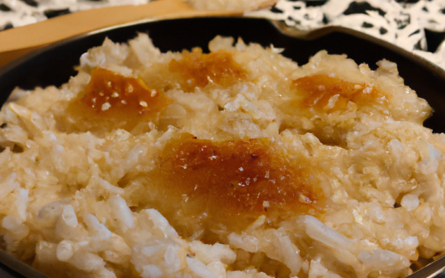 Riz au lait caramélisé au four