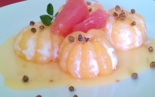 Darnes de pamplemousse à la vanille