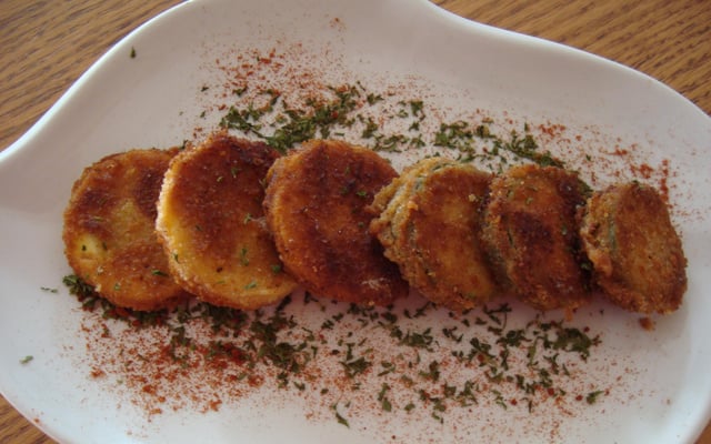 Courgettes panées