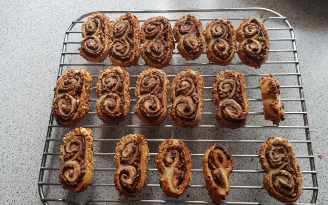 Palmiers au Nutella