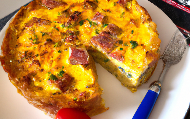 Quiche lorraine en soufflé