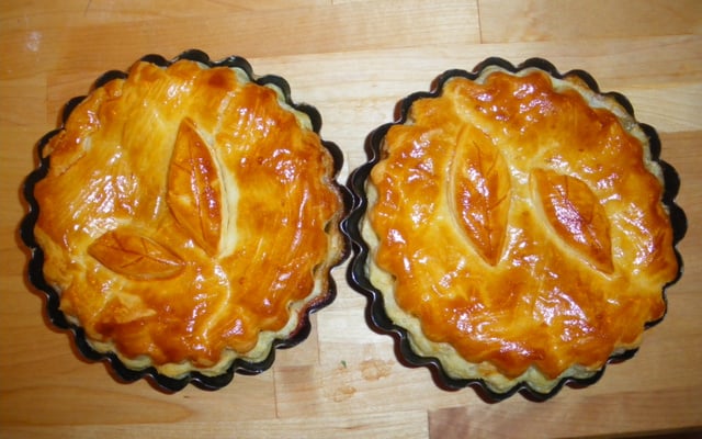 Tourte jambon foie gras